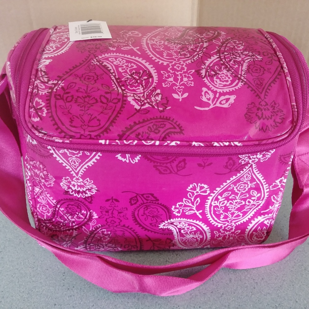 Vera Bradley Stay Cooler in Stamped Paisley NWT